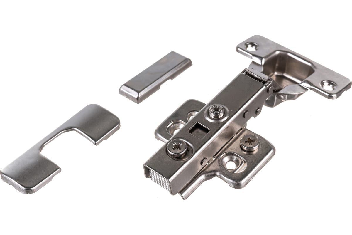 Петля мебельная с доводчиком CLIP-ON 3D накладная