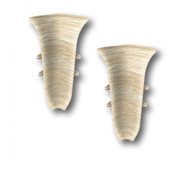 Угол вн. для плинтуса "Идеал Классик" 55мм (20 шт в уп.), 218 Дуб европейский