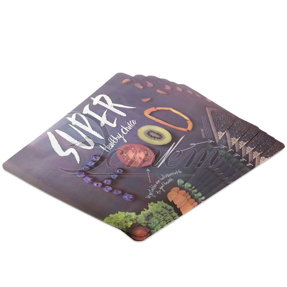 Набор салфеток сервировочных Супер еда 43х28см 6шт ЭТ-76435