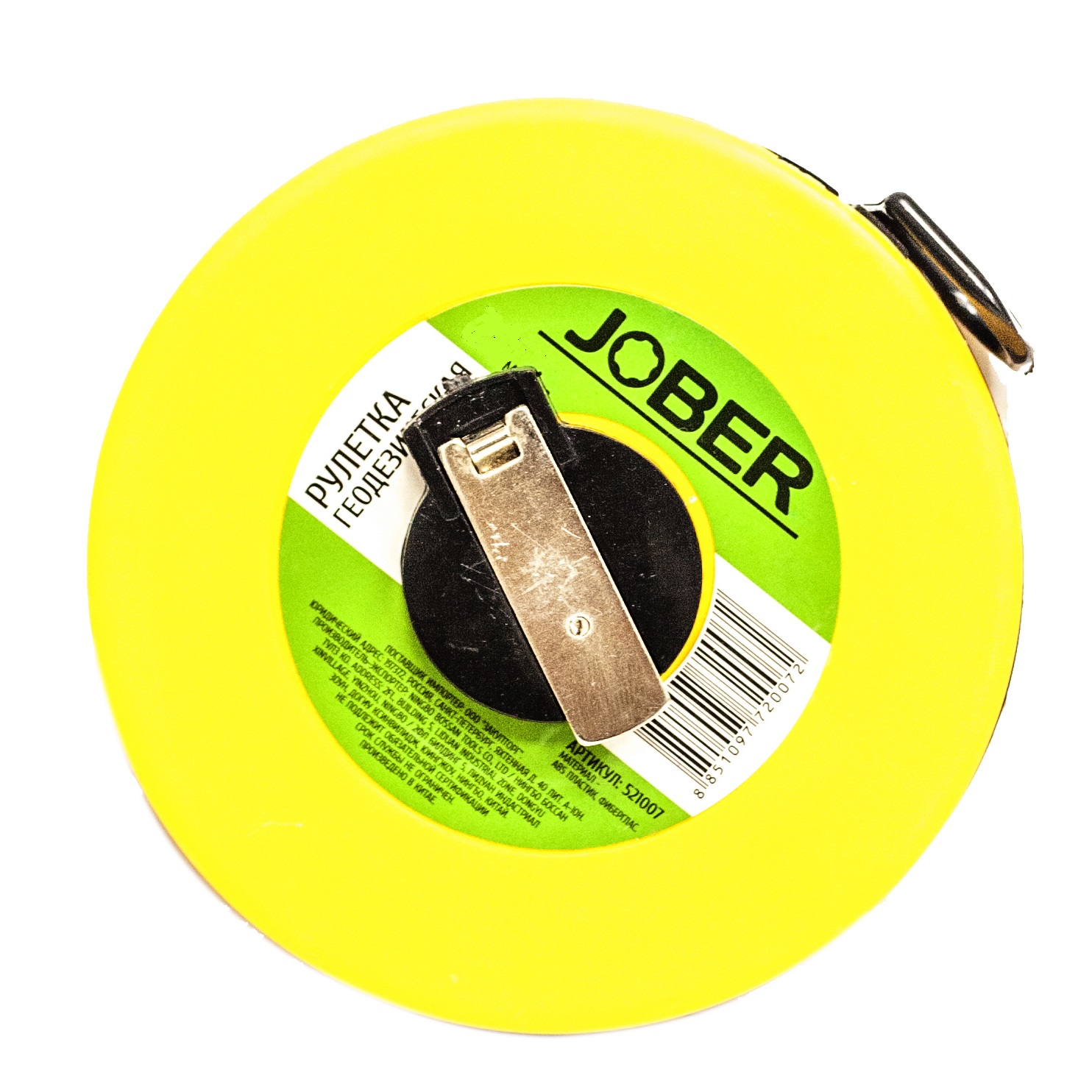 Рулетка геодезическая 30м Jober Профи 521008