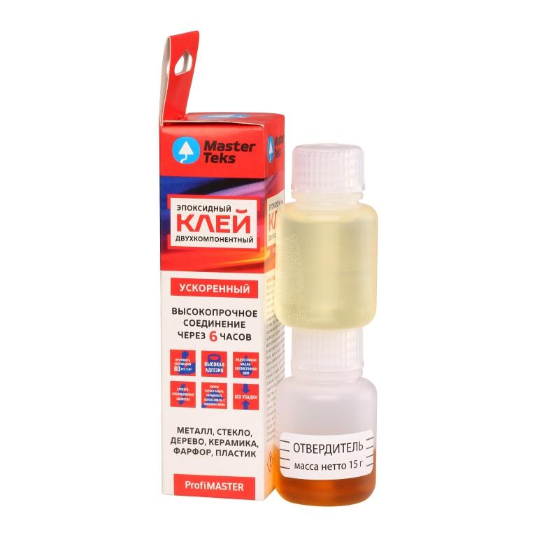Клей эпоксидный MasterTeks PM двухкомпонентный ускоренный 0,045кг /9753229/