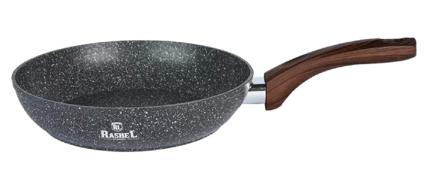 Сковорода алюм. Rashel 28см серый гранит R-8828