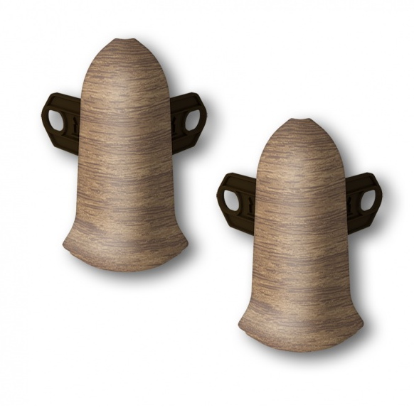 Угол нар. для плинтуса "Идеал Классик" 55мм (20 шт в уп.), 281 Палисандр