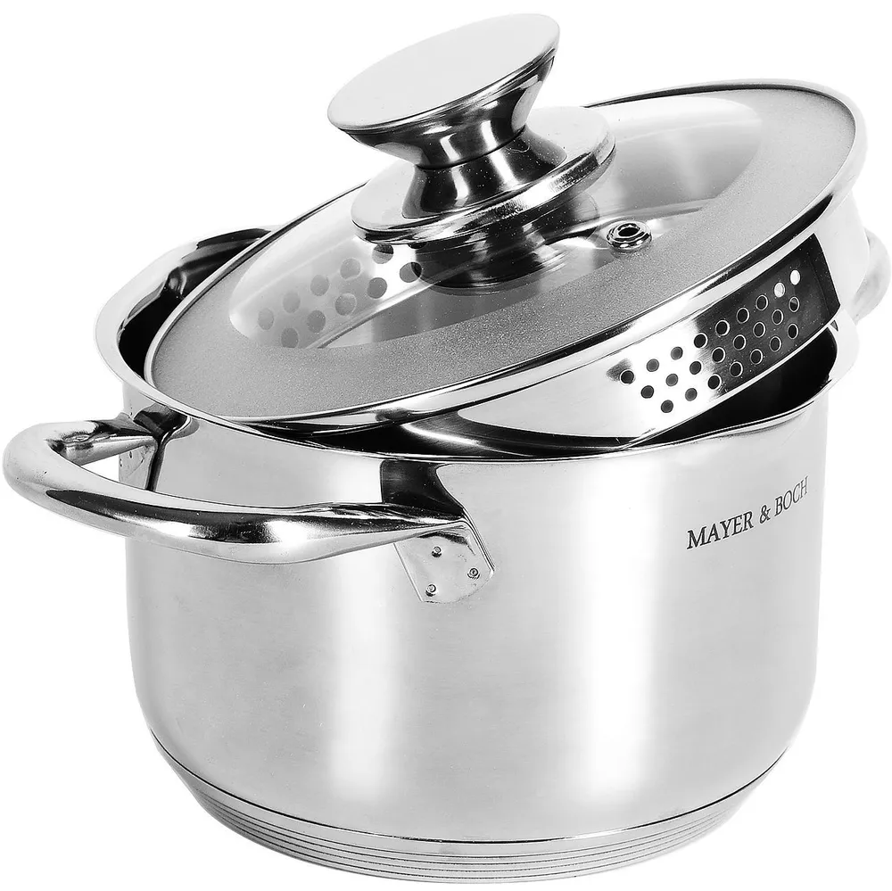 Кастрюля нерж. Mayer&Boch 1л 30998