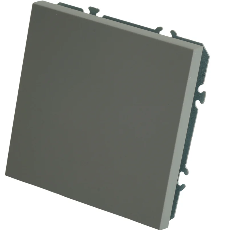 Выключатель "Эмили" 1 СП платиново-серый soft touch механизм Stekker RSW10-5103-10