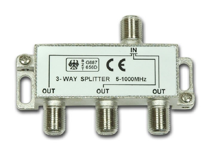 Делитель Дори (DORI) SPLITTER на 3TV 5-1000МНZ без штекера BL 2301 (588)
