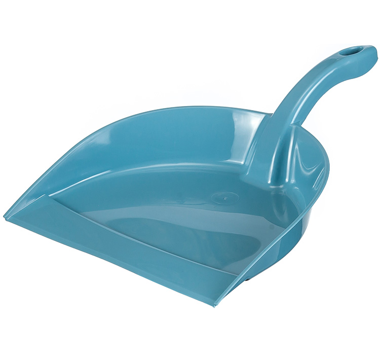 Совок для мусора  пласт.Идеал серо-голубой М5190/синий 020257