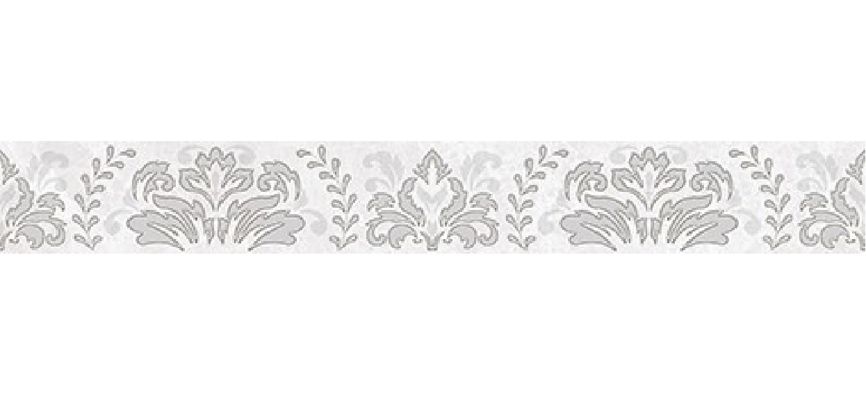 Бордюр Afina damask Серый 05-01-1-56-03-06-456-1 5х40см