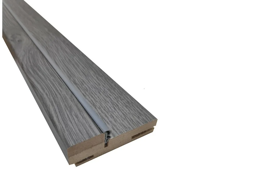 Коробочный брус "Техно" 26х70х2070мм телескопический с уплотнителем,серый