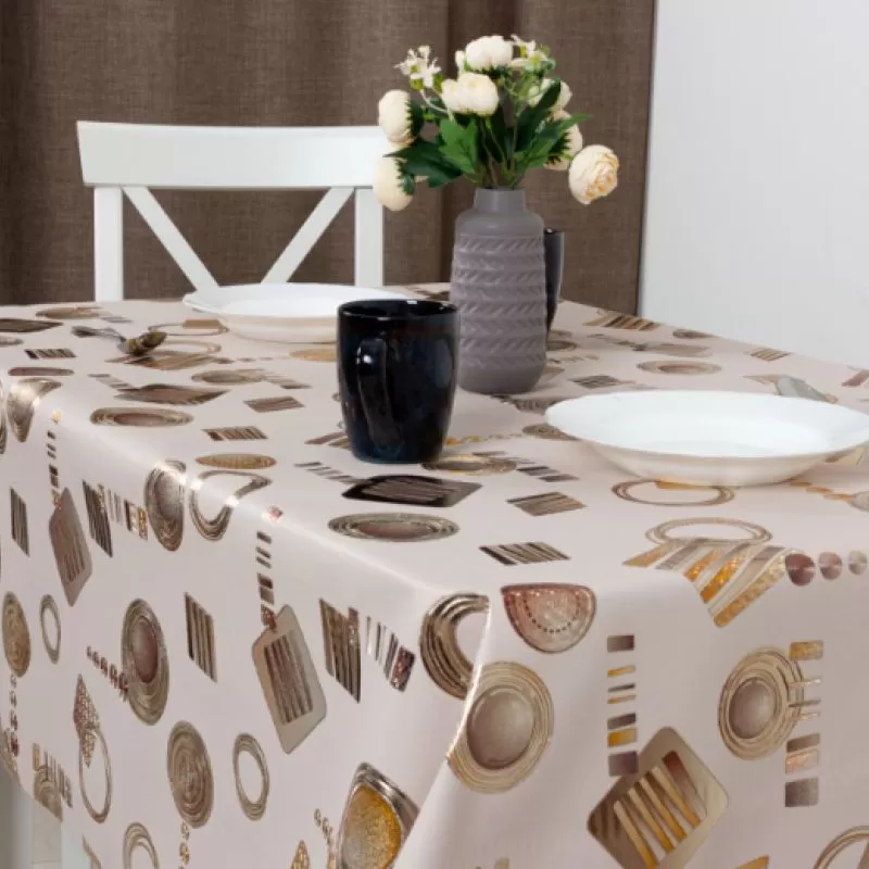 Клеенка Аурум Колор Футуризм на тканевой основе 1.40х20м BP-8325B-PM