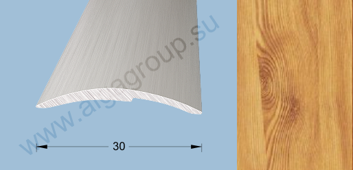 Порог-стык 0,9м 30мм П45.25, Ель