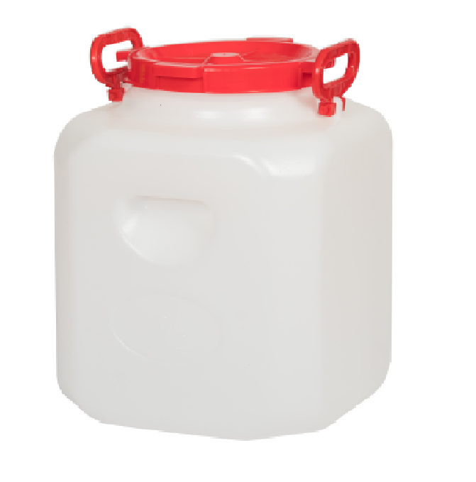 Бочка пласт. Радиан 40л квадратная белая 10193063