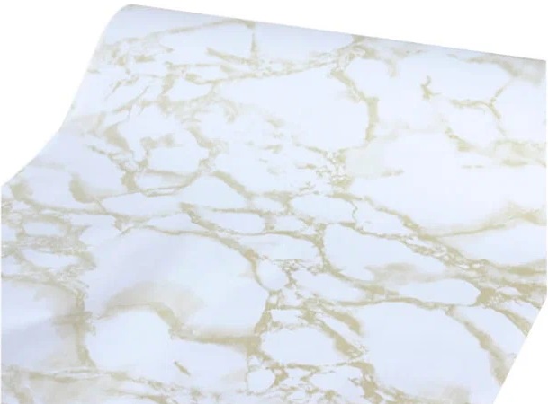 Самоклейка 0,90х2м Мрамор бежевый Deluxe standart 8021303