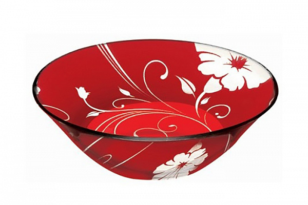 Салатник стекл.ред серенейд 230мм /10415slbd3/