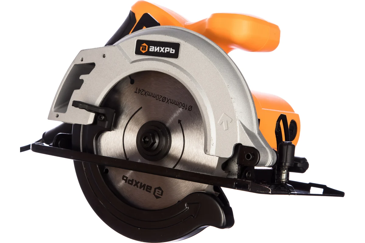 Пила дисковая 1300Вт, 4500об/мин, 160мм Вихрь ДП-160/1300