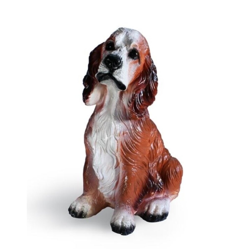 Фигура садовая гипс Кокер большой 340х260мм арт. 81