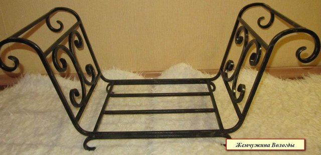 Подставка ЭКОНОМ для дров кованная ДЭ-1