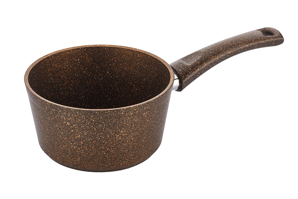 КОВШ А/П ЛИТОЙ МАРУСЯ 1,5Л С ИНДУКЦИОННЫМ ДНОМ, D=16 СМ БРОНЗОВЫЙ 800-16