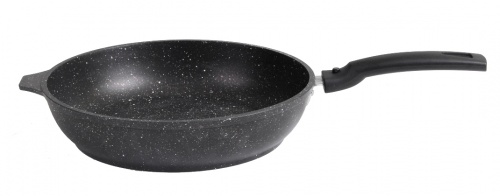 СКОВОРОДА КУКМОР СО СЪЕМНОЙ РУЧКОЙ, АП (ТЕМНЫЙ МРАМОР) 220/50ММ СМТ222А
