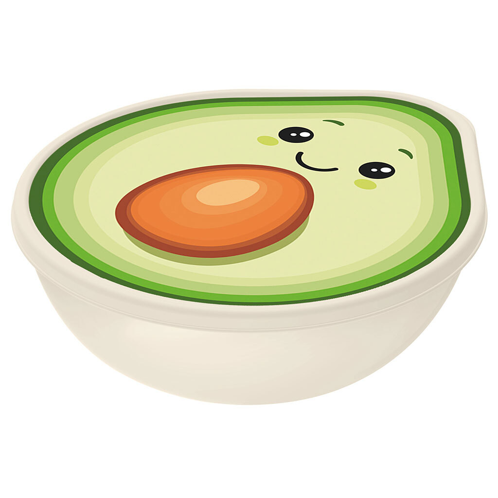 Контейнер для продуктов пласт. IZI-GO 0,4л с декором светло-бежевый 221155525/01