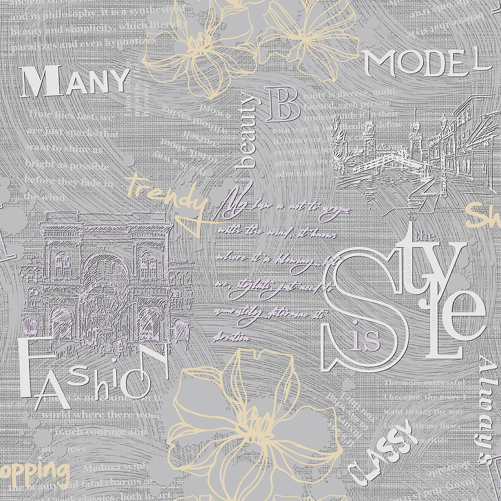 Обои бумажные дуплекс Пермь Стайл 0,53х10м 1058-016п