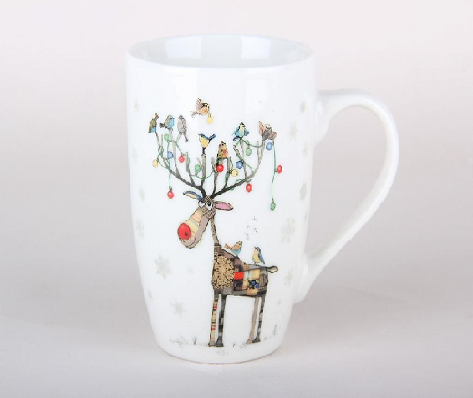 Кружка керам. Новогодний олень 360мл 297314 N-41297314 N-41- купить в АПлайн