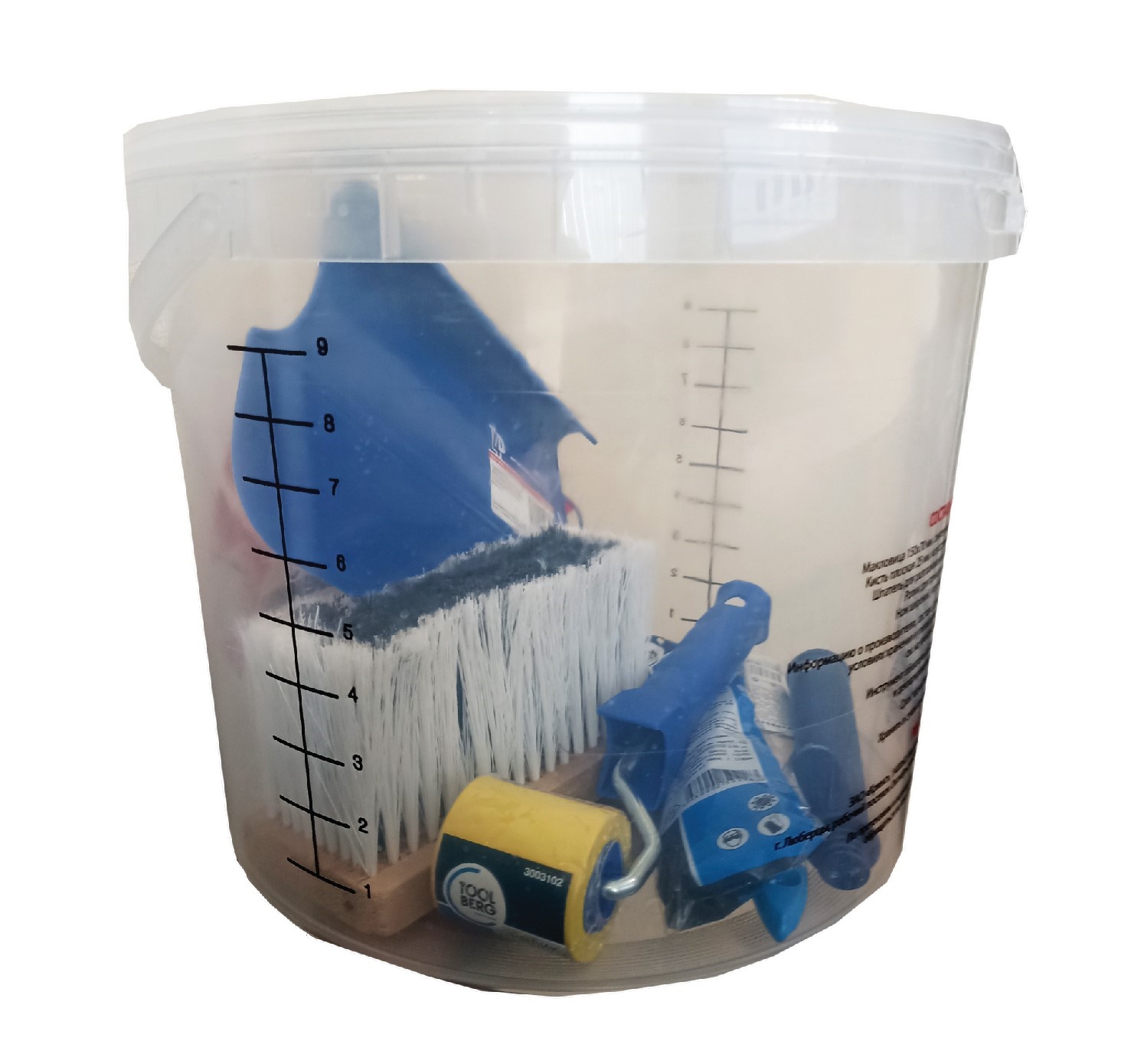 Набор для поклейки обоев TOOLBERG 6 предметов 3004002