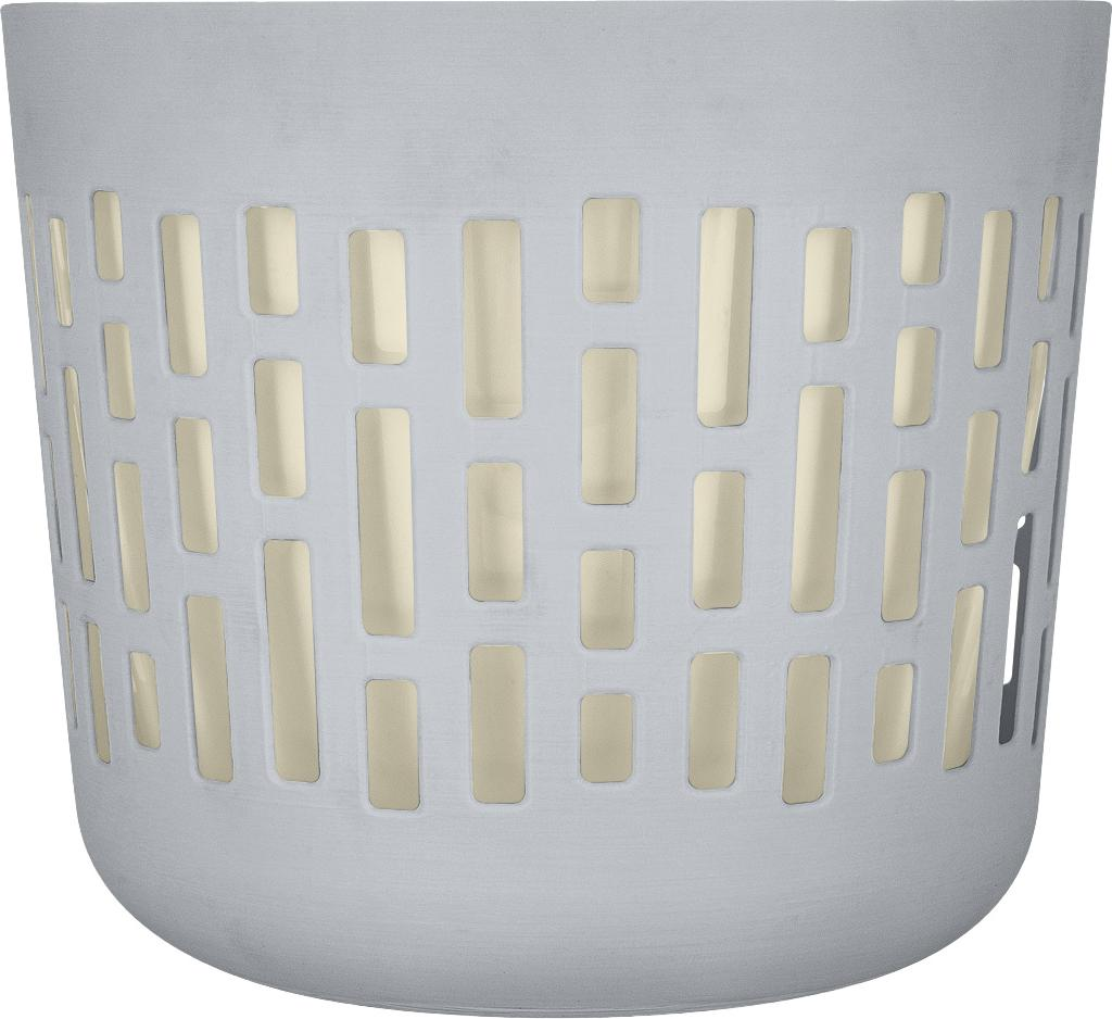 Горшок для цветов  БЕРГЕН 2,9л D175мм со вставкой 2,5л серый шторм PT402310025PT402310025- купить в АПлайн