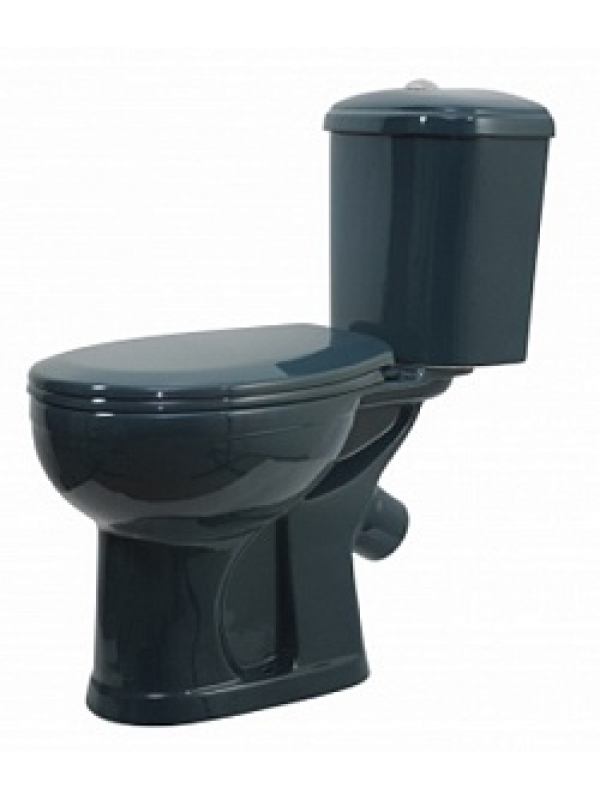 Унитаз-компакт "ДОРА" зеленый ниж. подв. прямой выпуск с арматурой и сиденьем (г.Старый Оскол) /862/