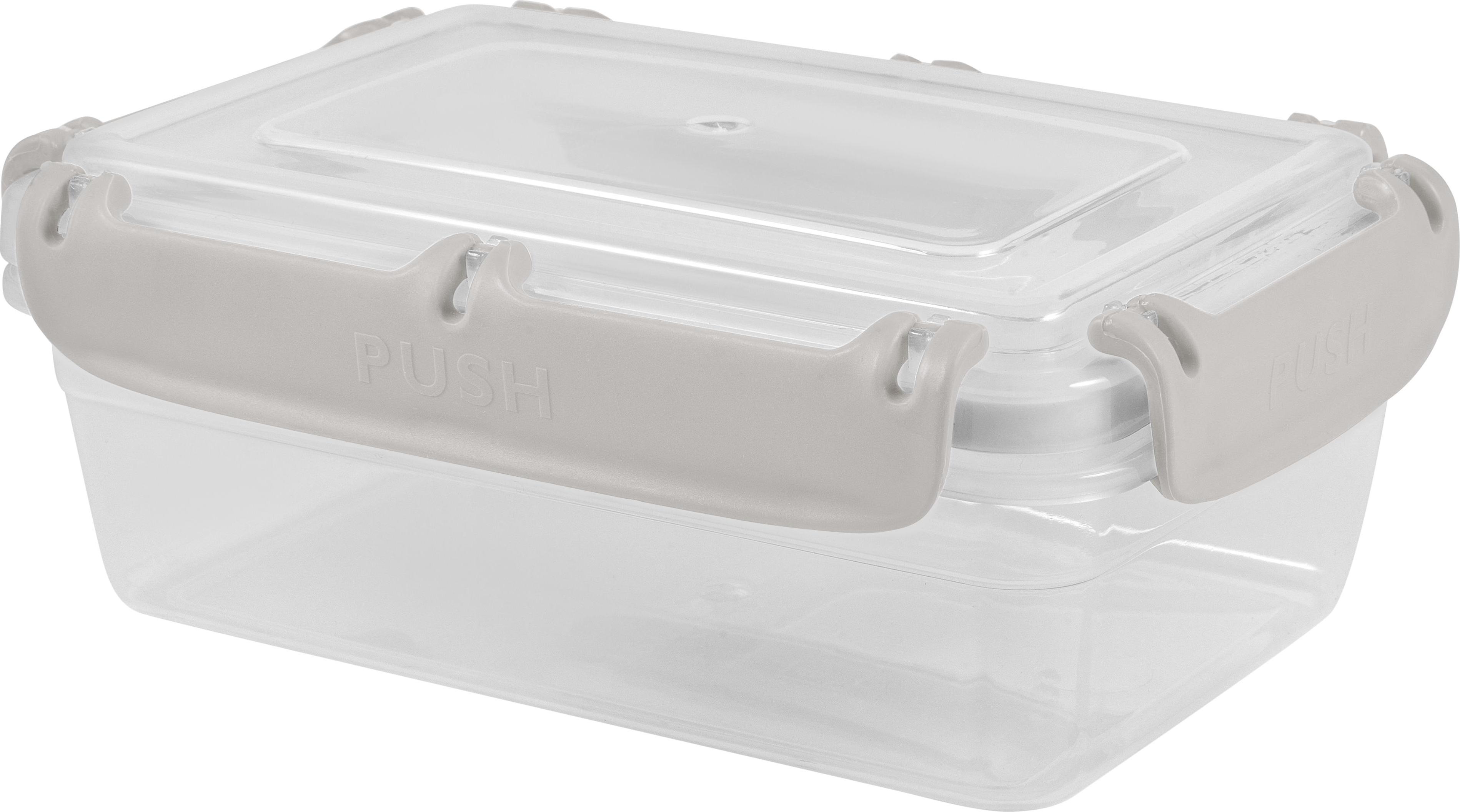 Контейнер пласт. БЕРГЕН 0,8л с защелками пепельный жемчуг PT104310024PT104310024- купить в АПлайн