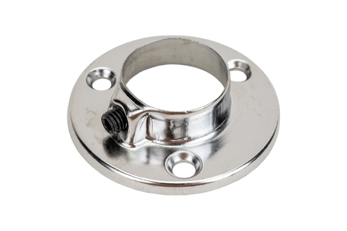 Держатель для трубы 25мм с фиксатором 2шт хром Стройбат 119380