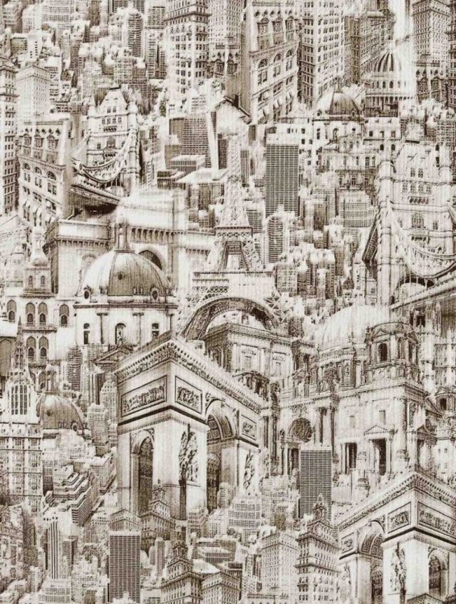 Обои бумажные дуплекс Брянск Город 2 0,53х10м С16БР