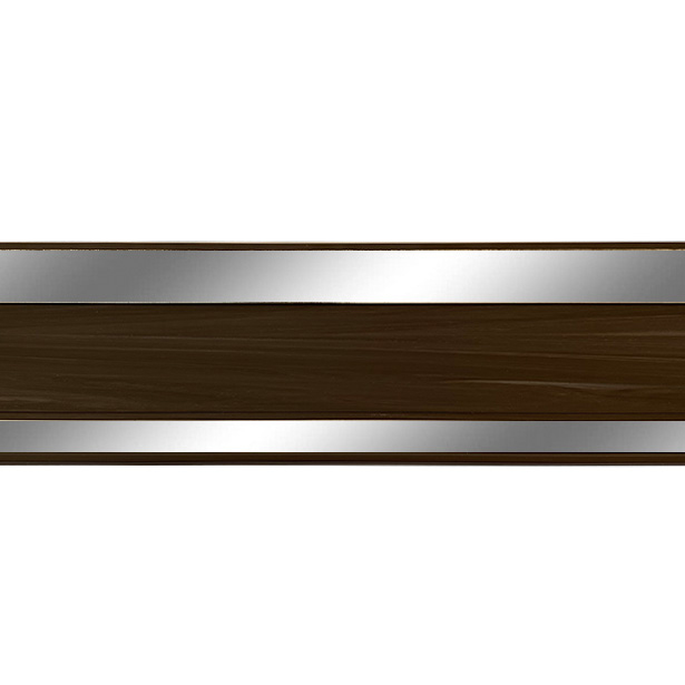 Бленда Лайн Хром Венге 0,07х2м