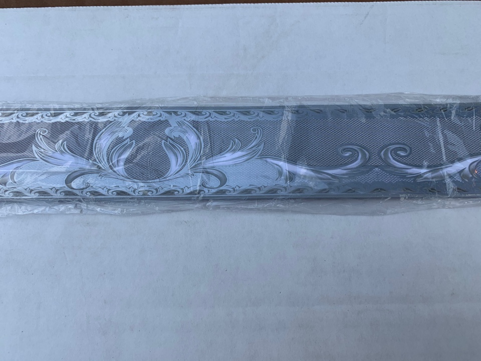 Бордюр бумажный декоративный серый 10-12 см (в ассортименте)