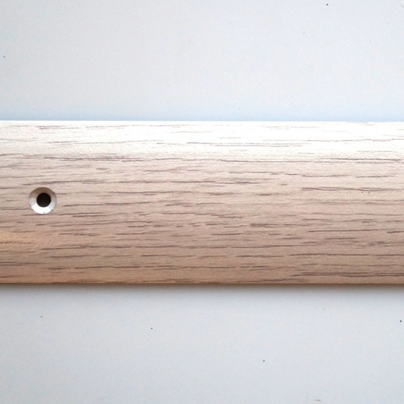 Порог-стык 0,9м 80мм П63.21, Ясень серый