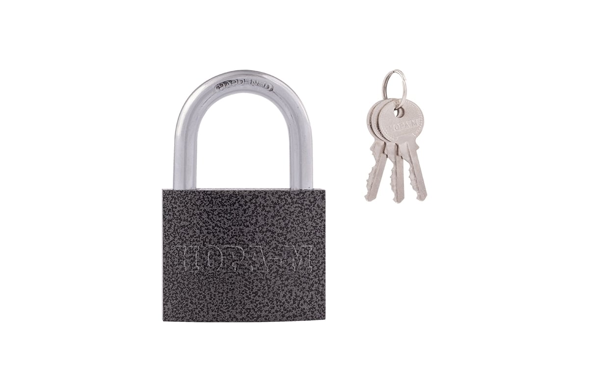 Замок навесной НОРА ЗН-800 чугун 70мм (3кл)