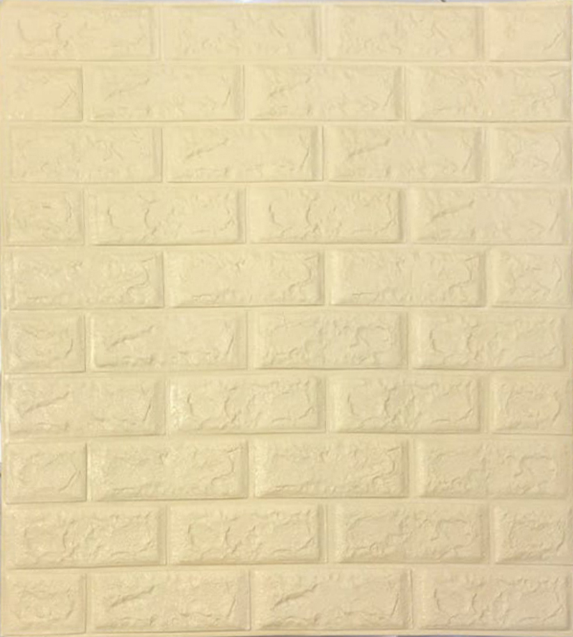 Панель самоклеящаяся Кирпич бежевый 76806 70х77х0,4см