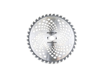Диск для триммеров MAXPILER 255х25,4х40Т MX25504001MX25504001- купить в АПлайн