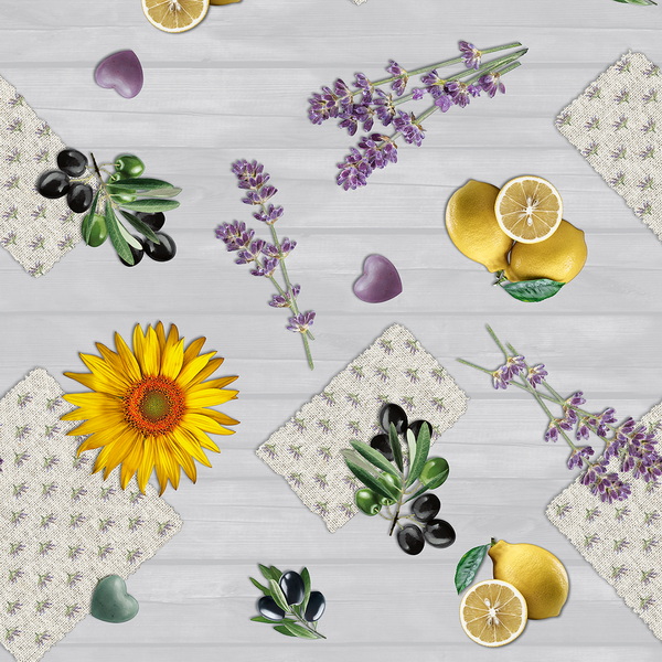 Клеенка столовая на пвх dekorama 235b, разм. 1,4х20м