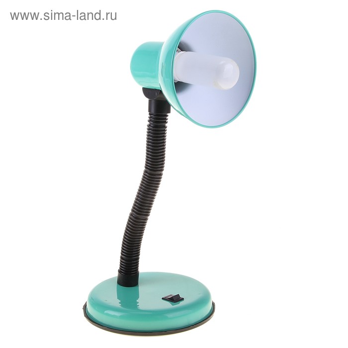 ЛАМПА НАСТОЛЬНАЯ "БИРЮЗА" С КНОПКОЙ