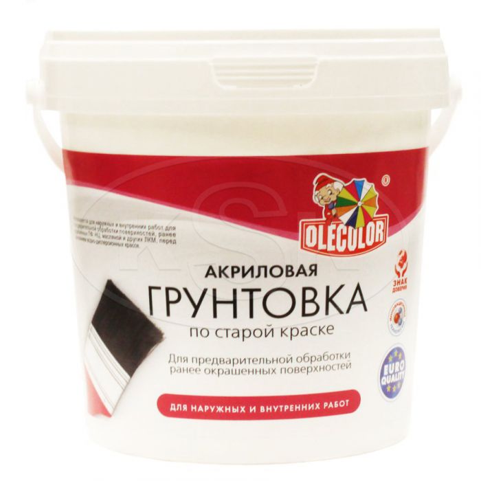 Грунтовка акриловая OLECOLOR по старой краске 1кг