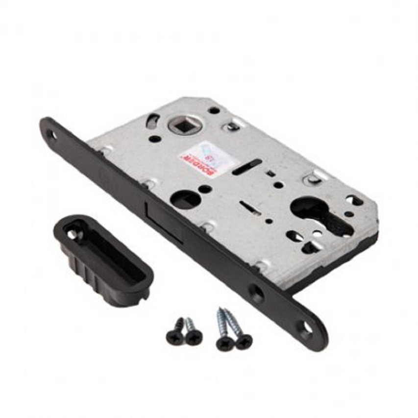 Корпус замка под цилиндр Border Room 81852 85мм черный - а486 - купить в АПлайн