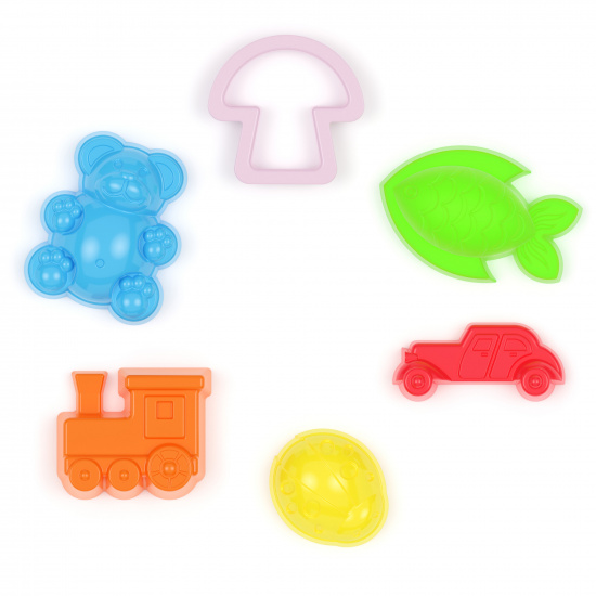 Набор детский пласт. формочек 6шт М8800М8800- купить в АПлайн