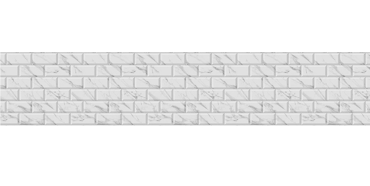 Панель-фартук Плитка мрамор термоперевод 600х3000мм