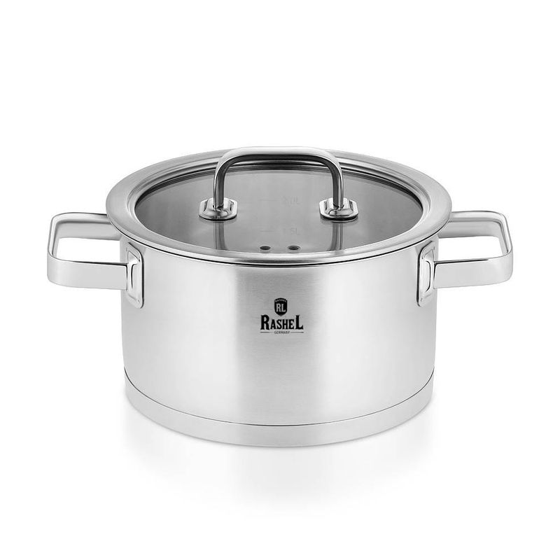 Кастрюля нерж. Rashel Виктория 2л R-200w