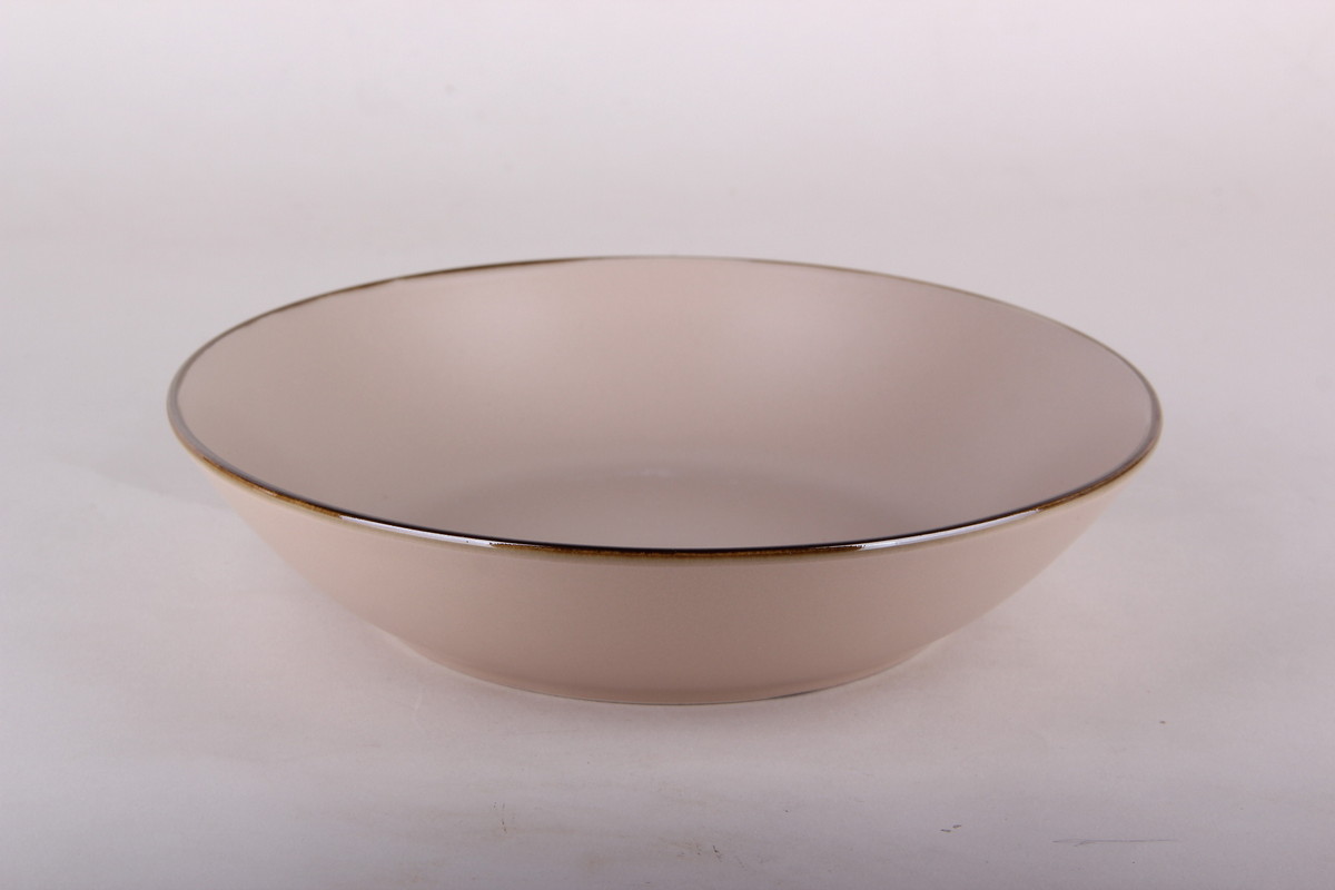 Тарелка керам. Latte 20см 800мл глубокая ZHCG021