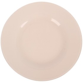 Тарелка стекл. бохо розовый 195 мм 10327
