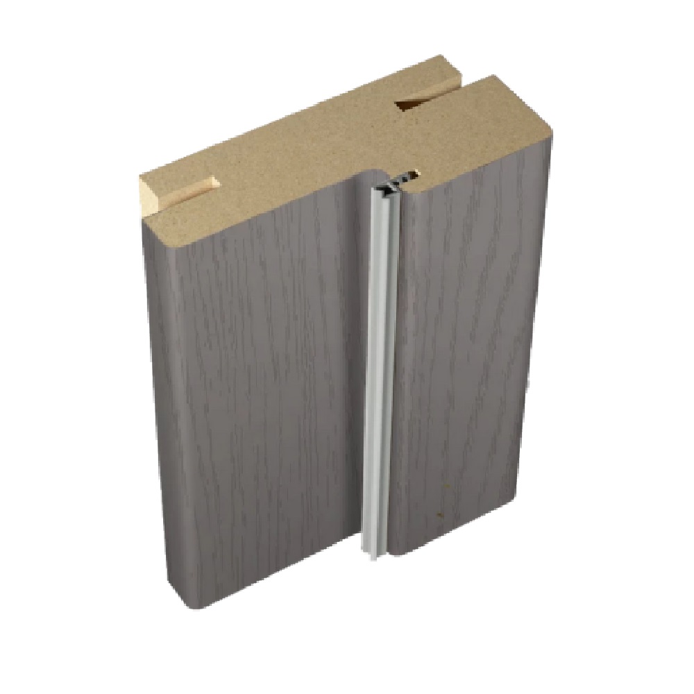 Коробка дверная телескопическая с уплотнителем 70х30х2070, Ясень грей (к двери Велюкс)