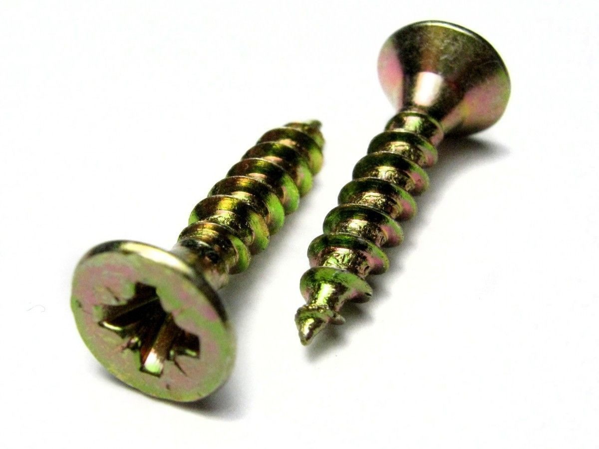 Саморез универсальный желтый 2,5х20 коробка (200шт) Стройметиз