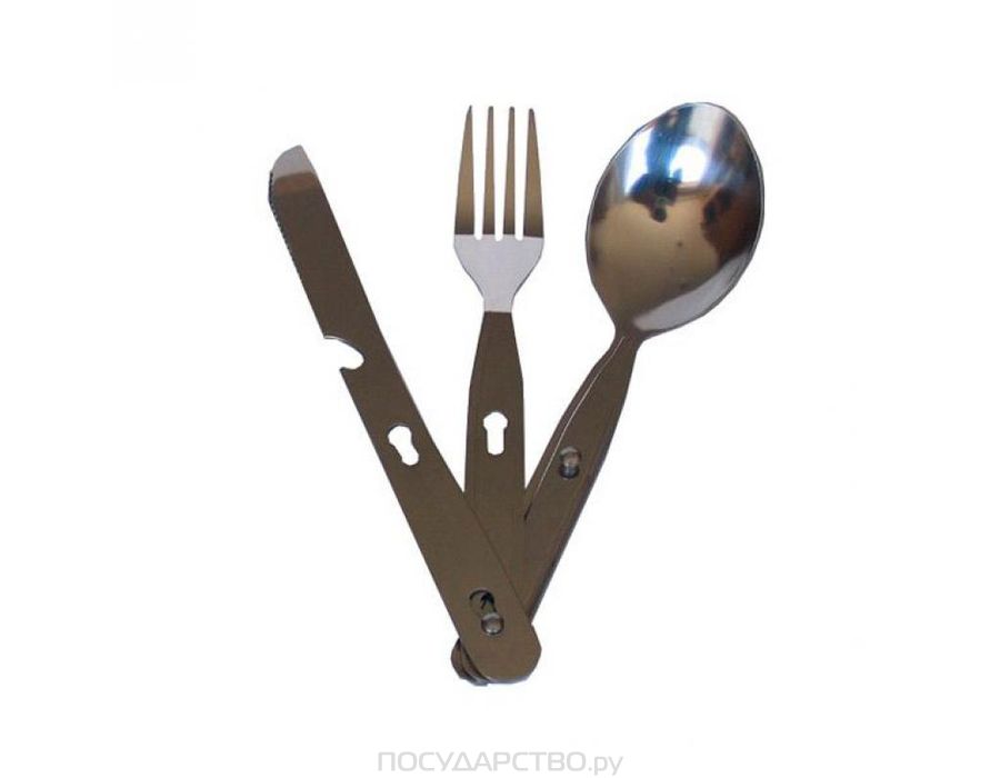 Набор столовых приборов BOYSCOUT (вилка. ложка,. нож) 61085